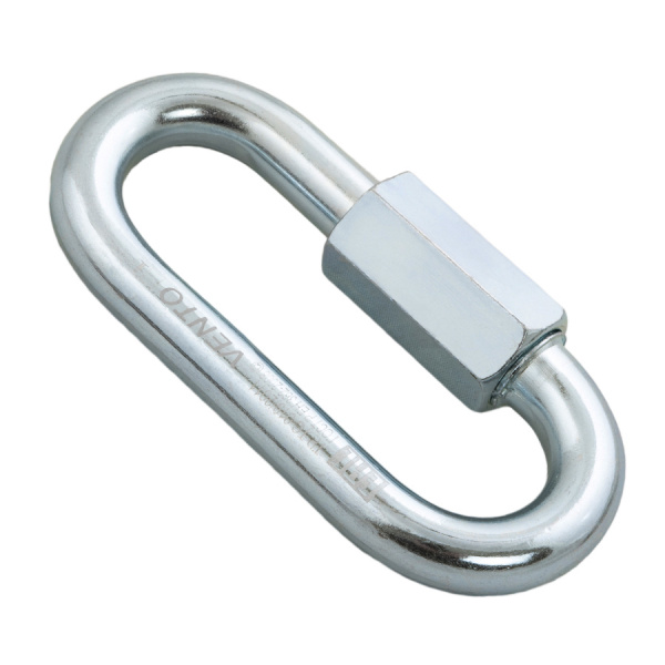Купить Карабин-рапид "Link 10 zn" стальной овальный, оцинкованный
